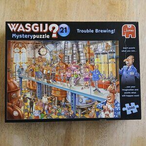 WASGIJ Mystery #21 Trouble Brewing Jigsaw Puzzle, 1000 Pieces